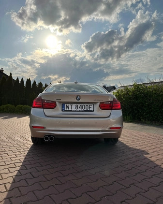 BMW Seria 3 cena 51000 przebieg: 259000, rok produkcji 2015 z Warszawa małe 121